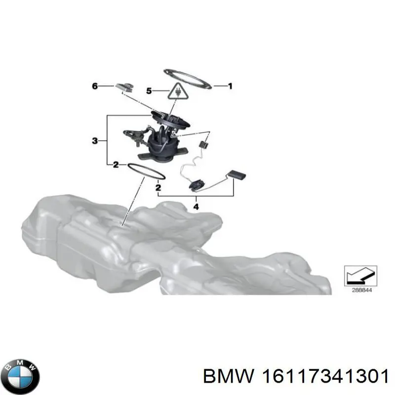 Модуль бензонасоса BMW 16117341301 ціна, від 50.79 USD