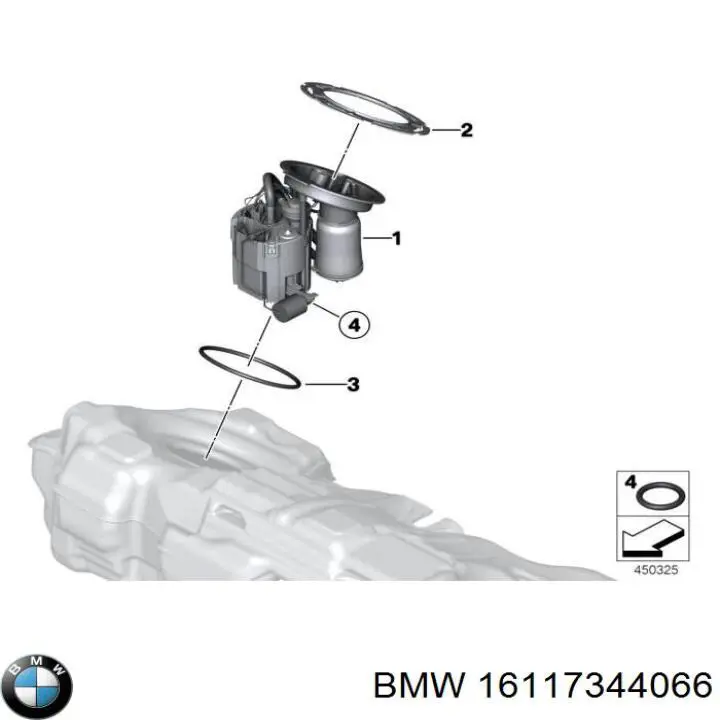 Модуль бензонасоса BMW 7344066 ціна, від 202.28 USD