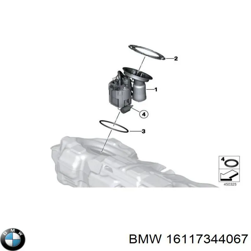 16117344067 BMW Електробензонасос