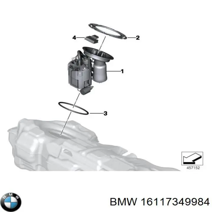 Модуль бензонасоса BMW 16117349984 ціна, від 76.00 USD