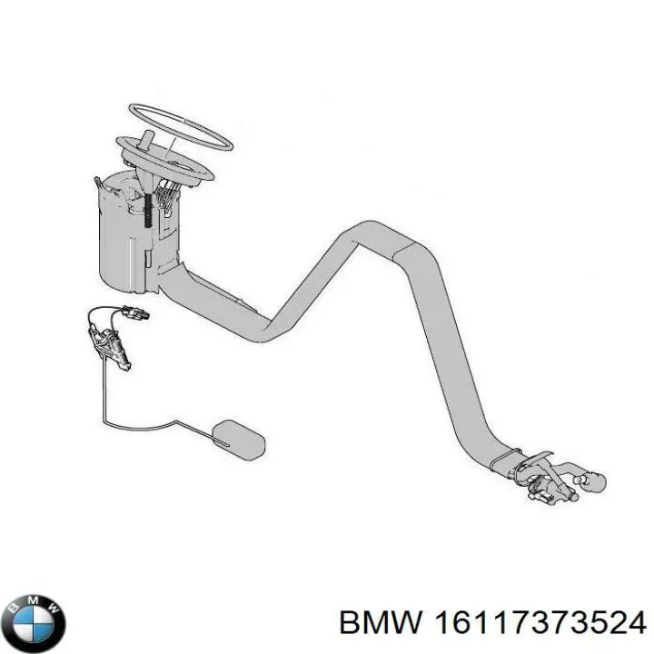 16142283197 BMW модуль паливного насосу, з датчиком рівня палива