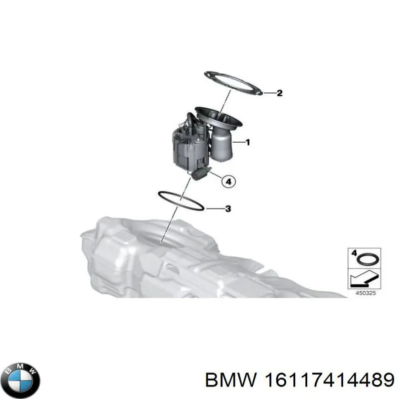 Купити 16147264433 BMW Насос занурювальний в баці