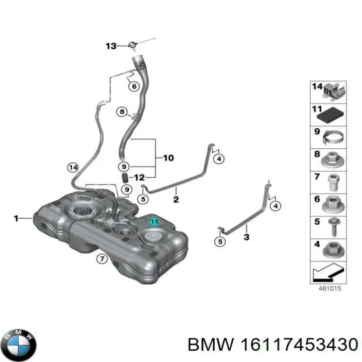  16117453430 BMW