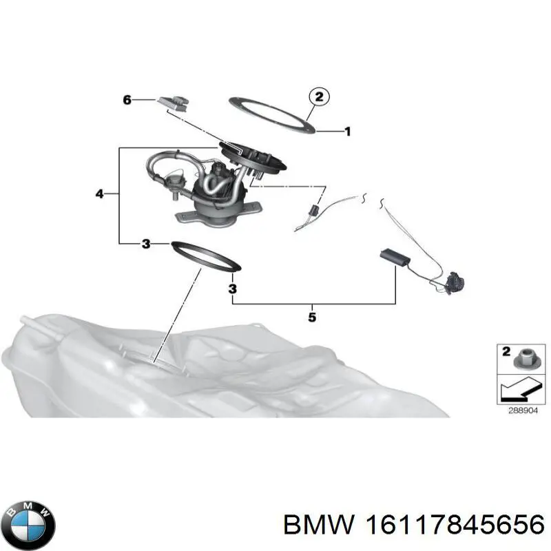 16117845656 BMW Електробензонасос