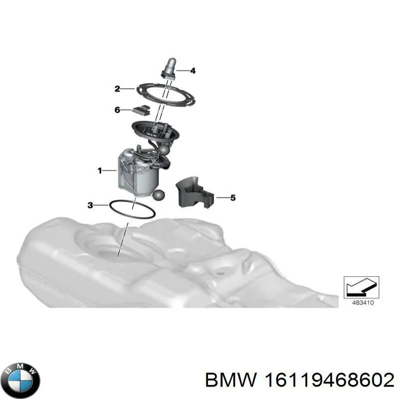 7408465 BMW Електробензонасос