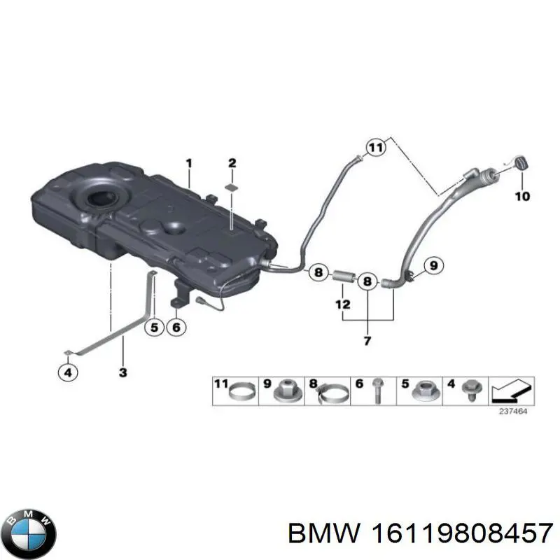  BMW 16119808456 ціна, від 186.88 USD