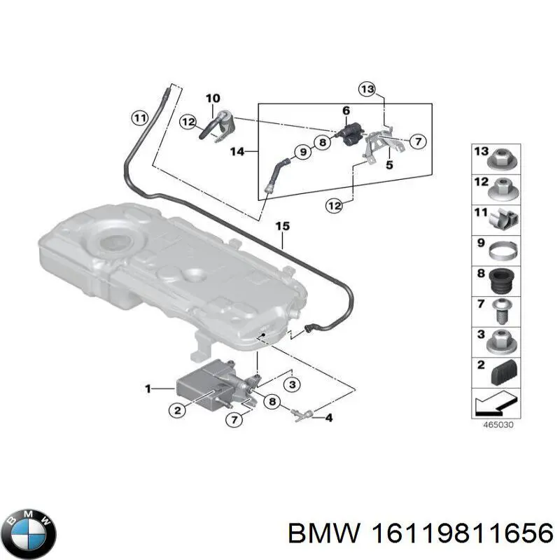  BMW 16119811656 ціна, від 38.01 USD