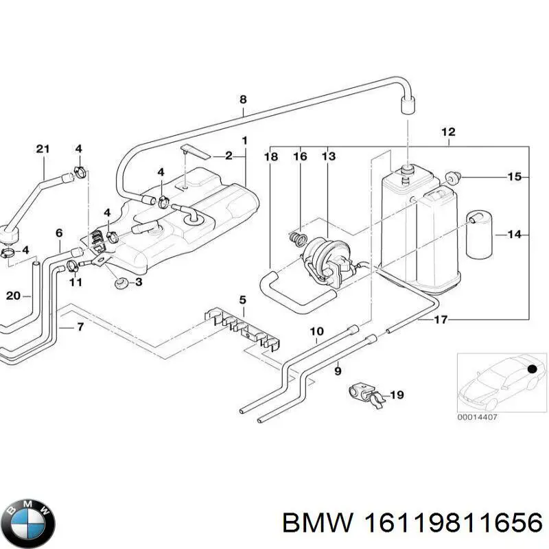  16119811656 BMW