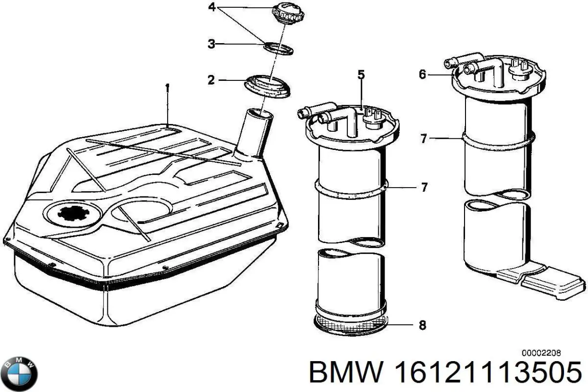  BMW 16121113505 ціна, від 336.07 USD
