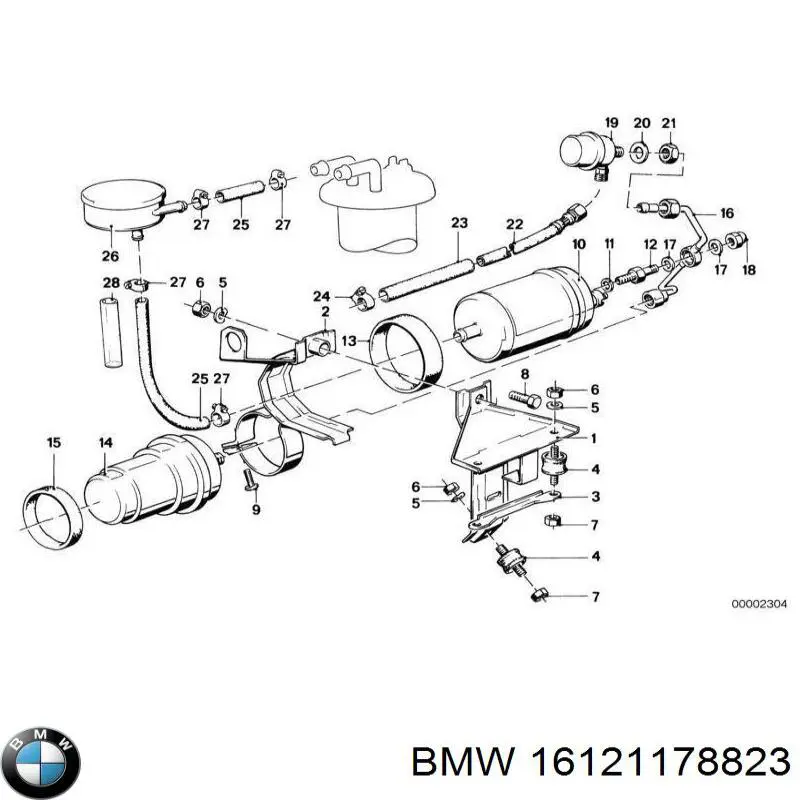  BMW 16121178823 ціна, від 40.43 USD