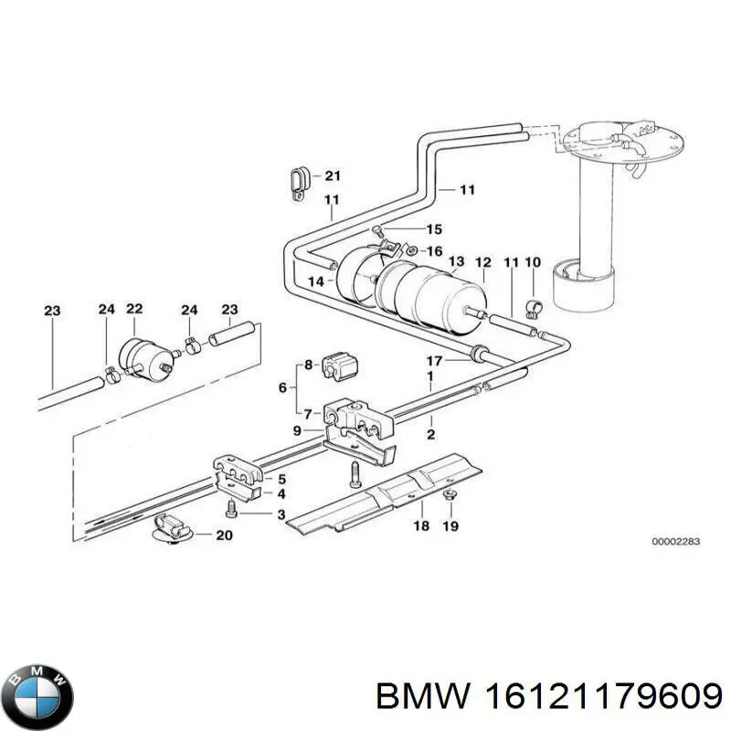 BMW 16121179609 ціна, від 104.15 USD