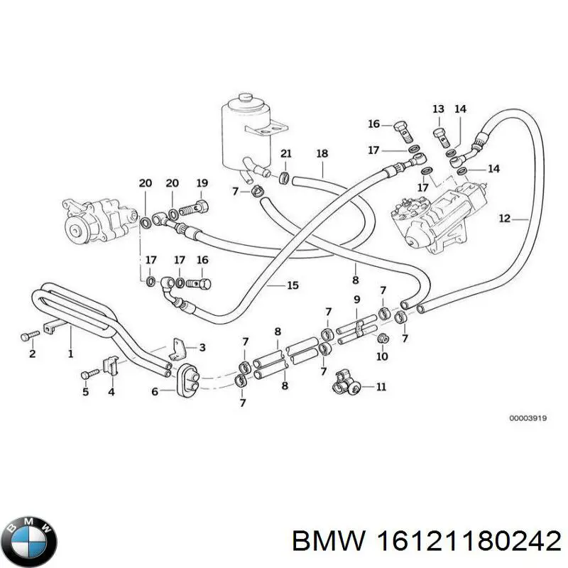 Хомут пильовика кермової рейки BMW 16121180242 ціна, від 0.96 USD