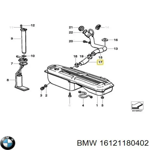 Купити 16121180402 BMW 