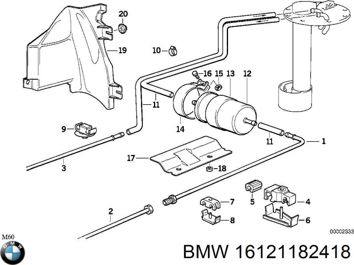 16121182418 BMW 