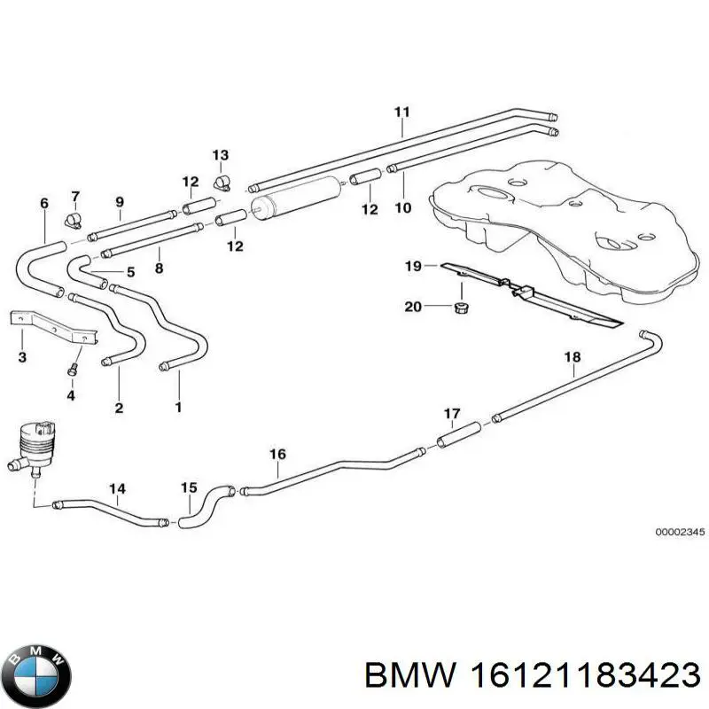 16121183423 BMW 
