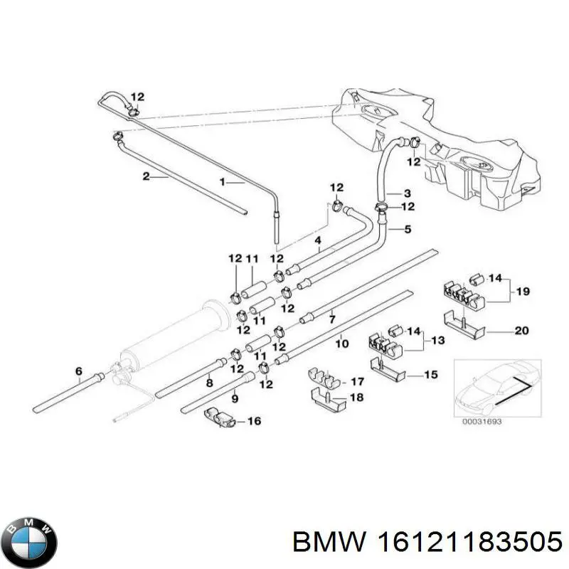  16121183505 BMW