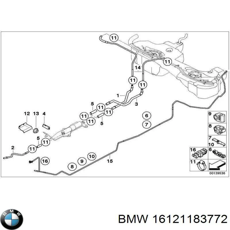  BMW 16121183772 ціна, від 2.88 USD
