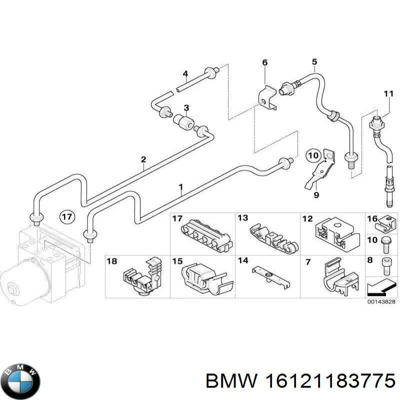  BMW 16121183775 ціна, від 15.20 USD
