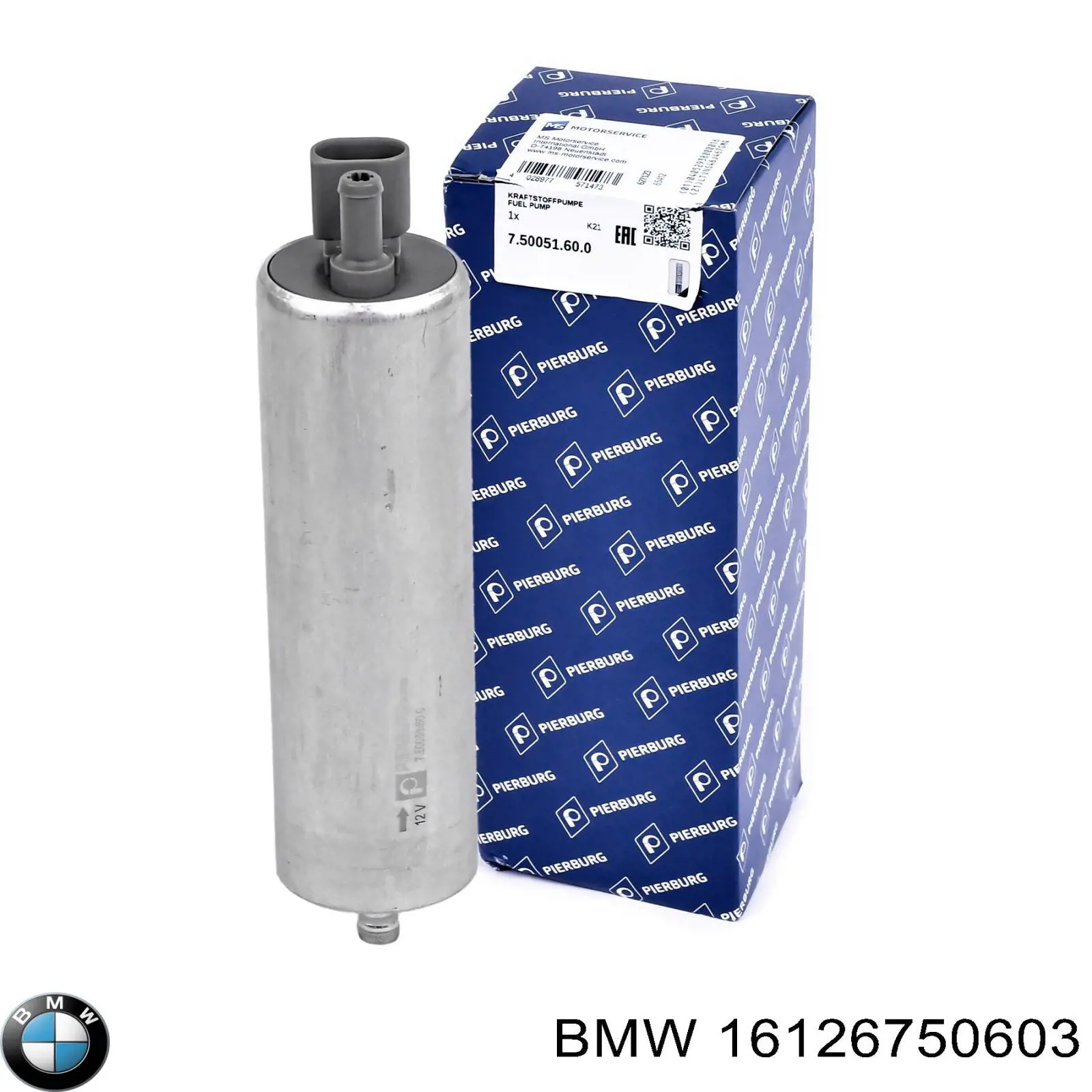 Паливний насос магістральний 16126750603 BMW