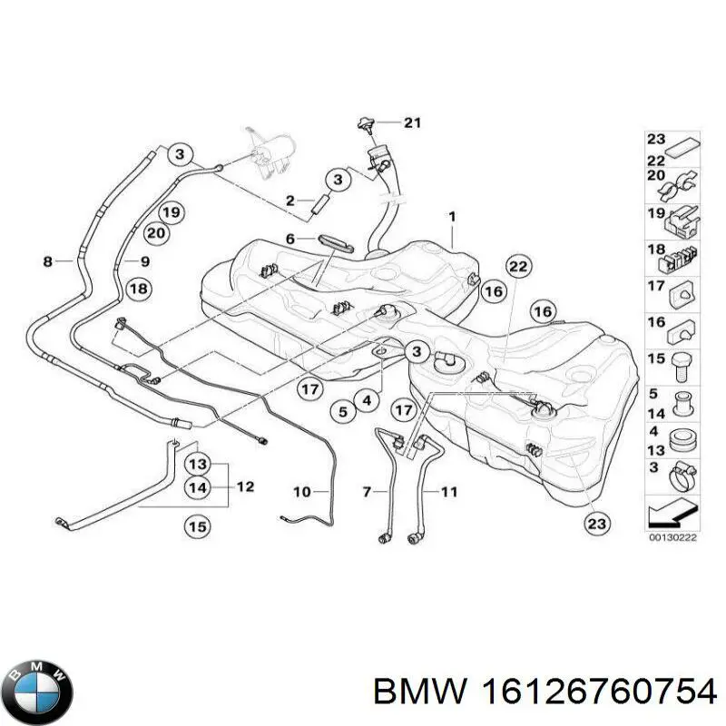 Купити 16126760754 BMW 