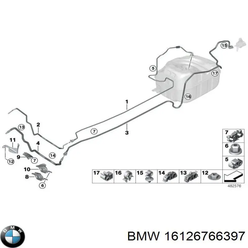  BMW 16126766397 ціна, від 1.27 USD