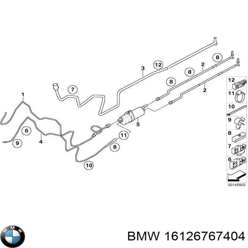 16126767404 BMW фільтр паливний