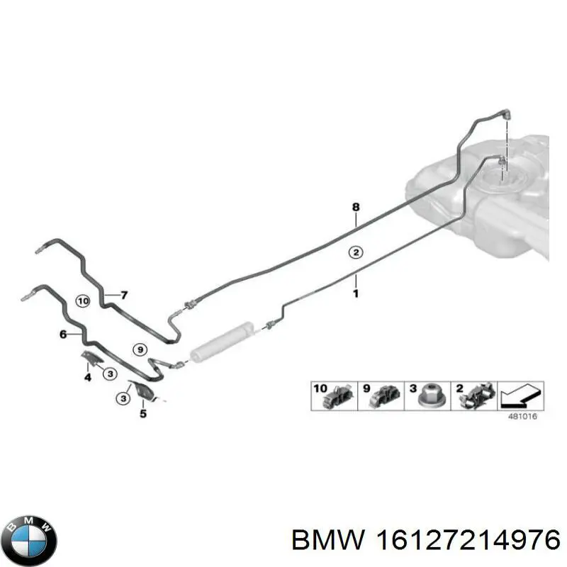  BMW 16127214976 ціна, від 50.68 USD