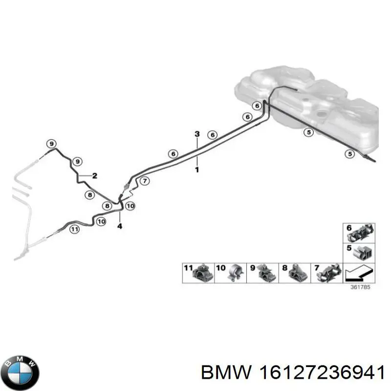 Купити Паливний фільтр BMW X6  E71