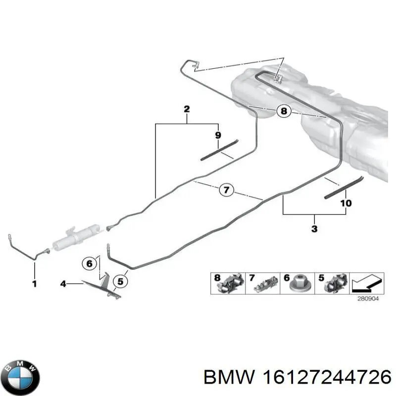  BMW 16127244726 ціна, від 43.39 USD