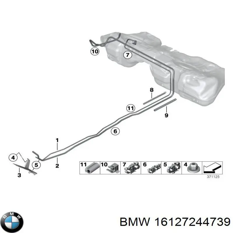 Купити 16127244739 BMW 