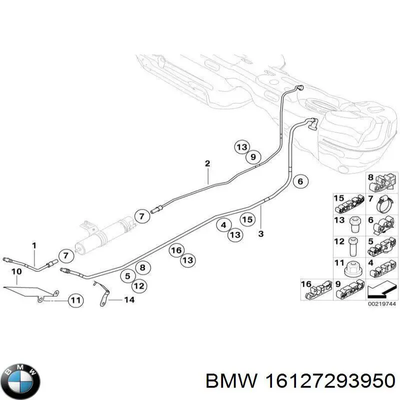  BMW 16127293950 ціна, від 22.80 USD