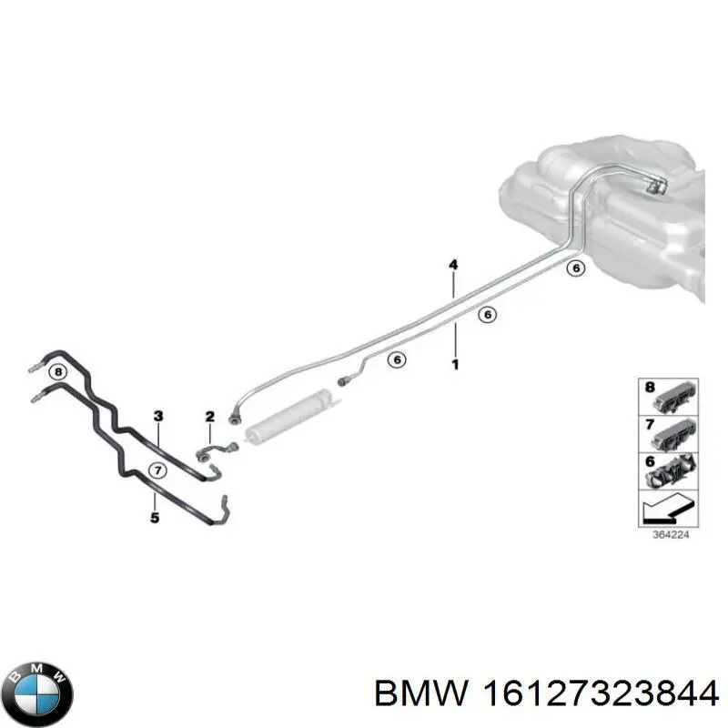  BMW 16127323844 ціна, від 63.33 USD