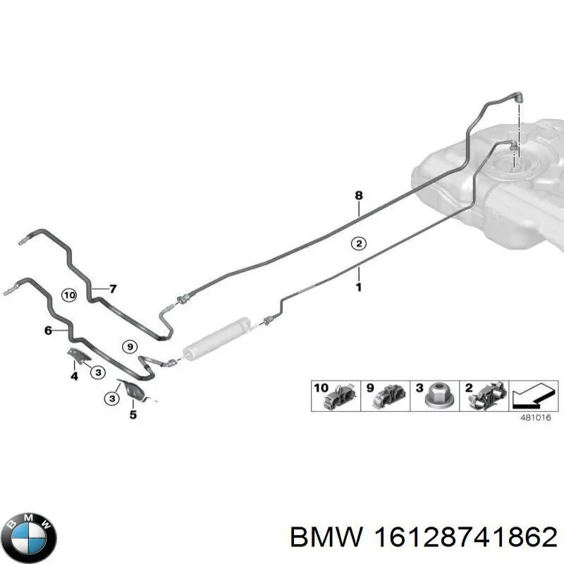  BMW 16128741862 ціна, від 63.33 USD