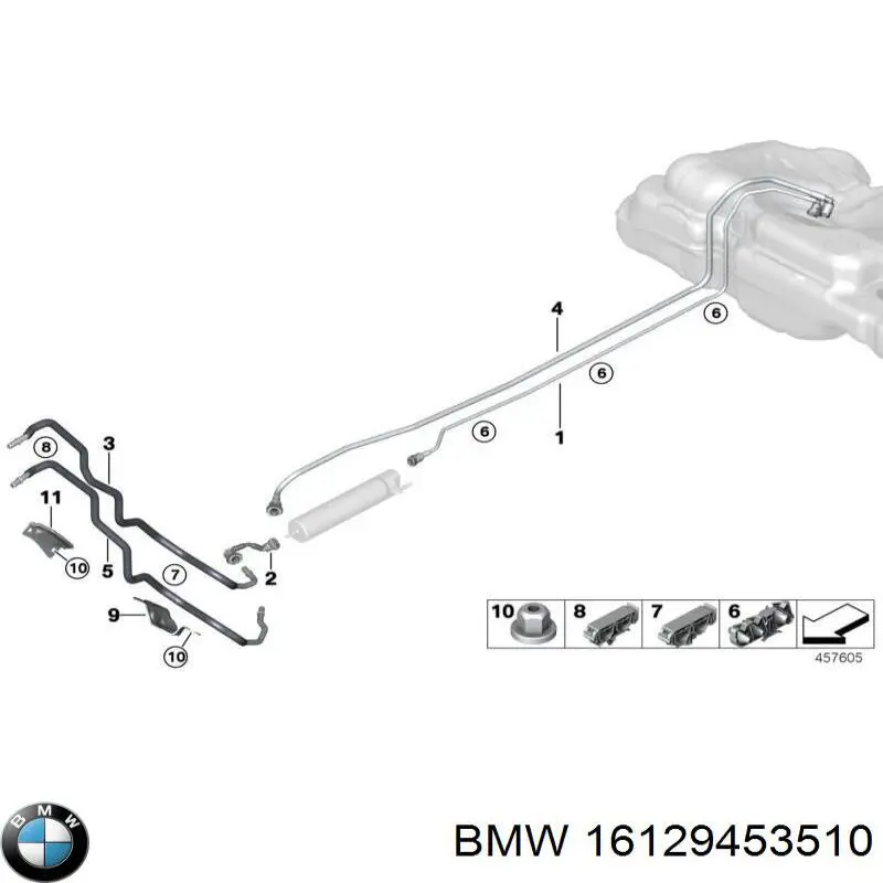  BMW 16129453510 ціна, від 63.33 USD