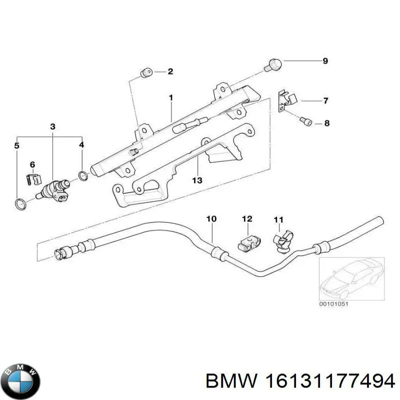  BMW 16131177494