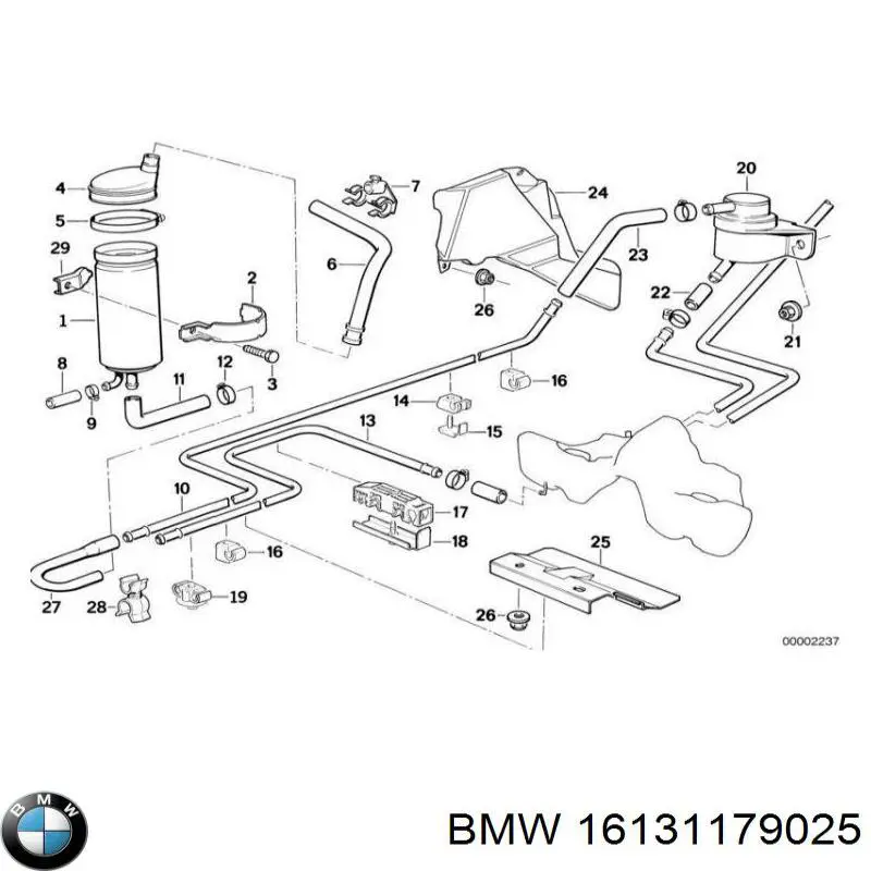 Купити 1179025 BMW Водяний бачок системи охолодження