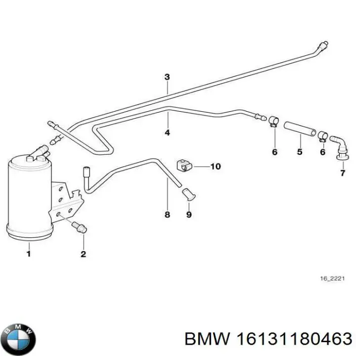  BMW 16131180463 ціна, від 22.57 USD