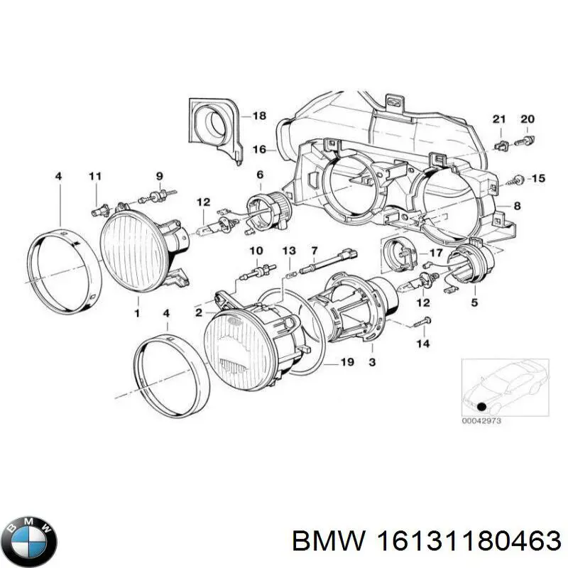 Купити 16131180463 BMW 