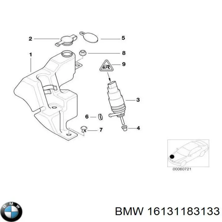  BMW 16131183133 ціна, від 0.54 USD