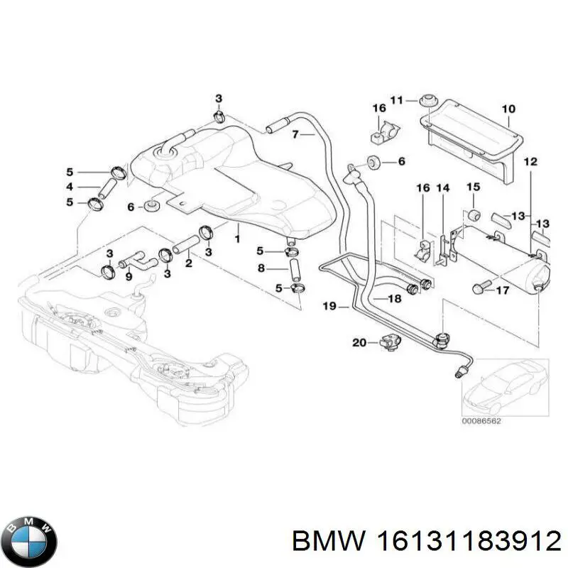 16131183912 BMW Ремкомплект АКПП