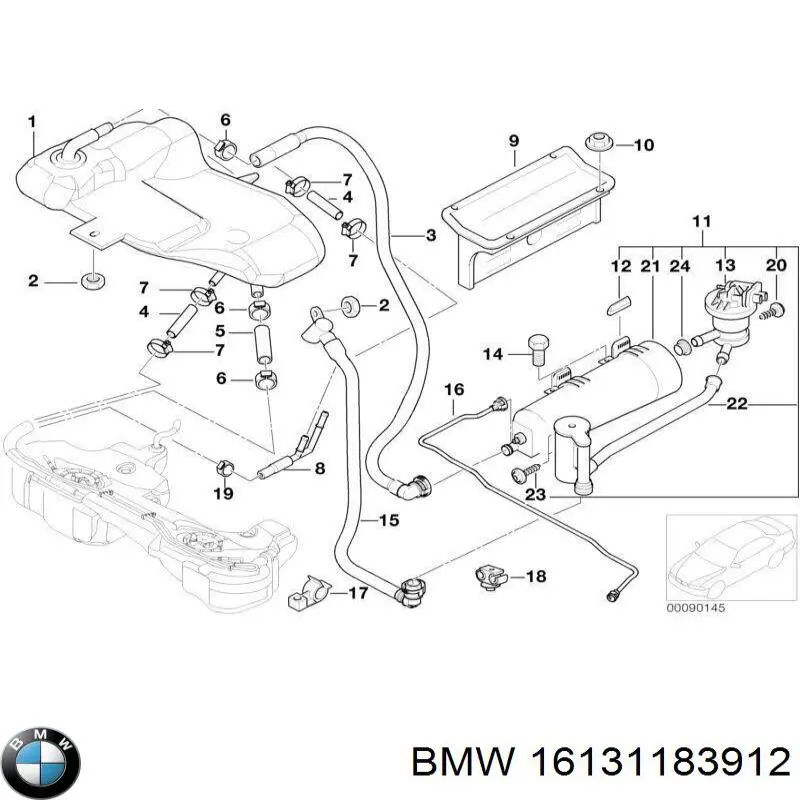 Ремкомплект АКПП BMW 16131183912 ціна, від 5.07 USD