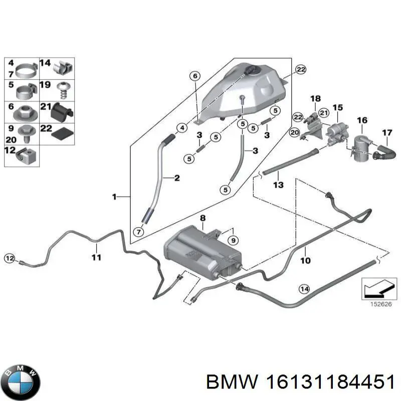  BMW 16131184451 ціна, від 76.01 USD