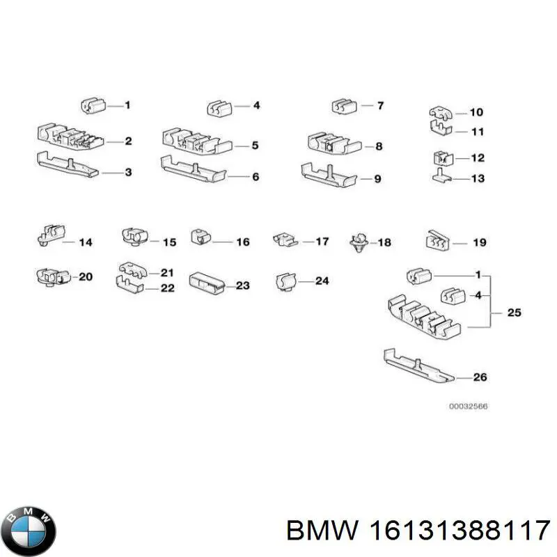 Купити 16131388117 BMW 