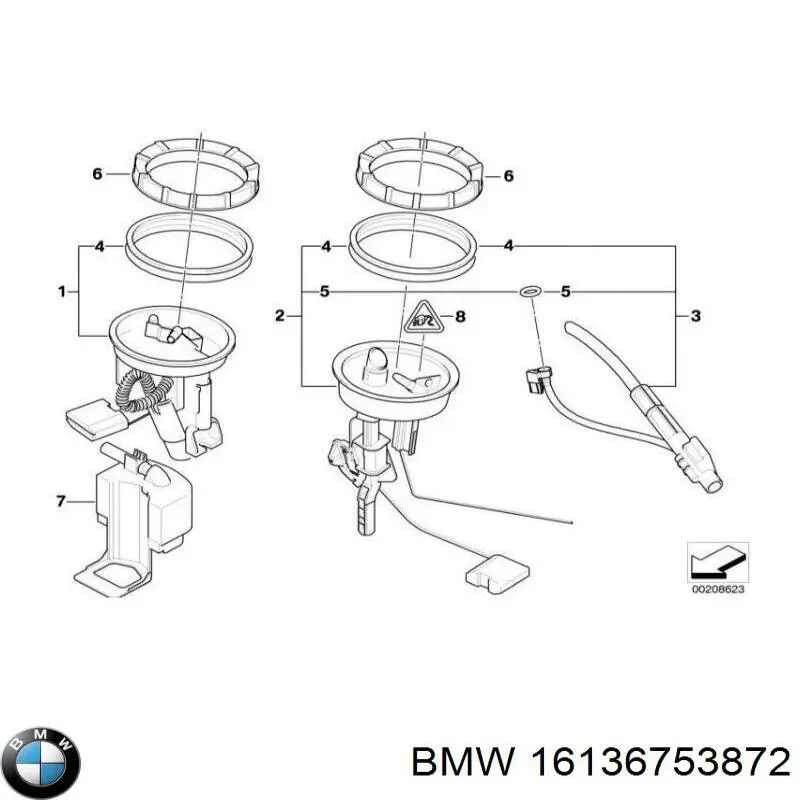 16136753872 BMW Фільтр палива