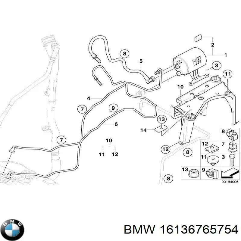 Купити 16136765754 BMW 