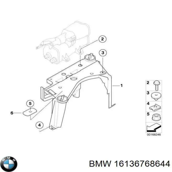 16136768644 BMW Конденсатор