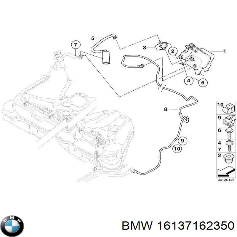 16137162350 BMW Фільтр палива