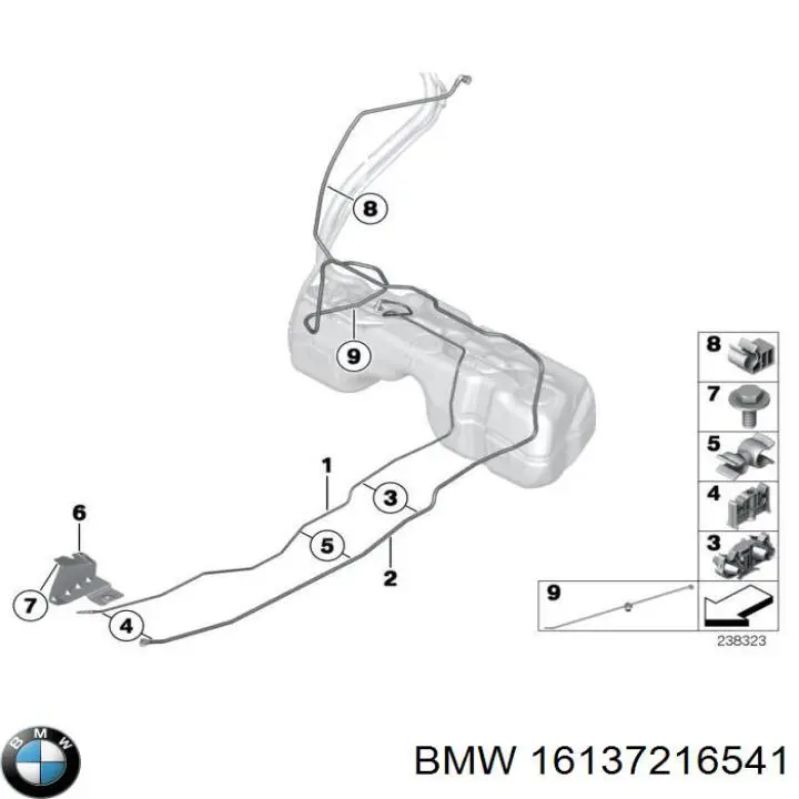  BMW 16137216541 ціна, від 31.33 USD