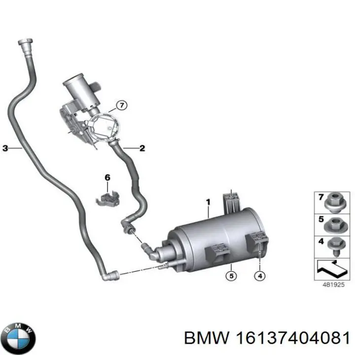 Насос діагностики течі в баку BMW 16137404081 ціна, від 35.00 USD