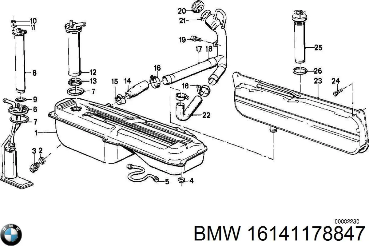 Купити 16141178847 BMW 